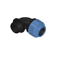 Kolano PE 50-6/4" M PN10 Elysee