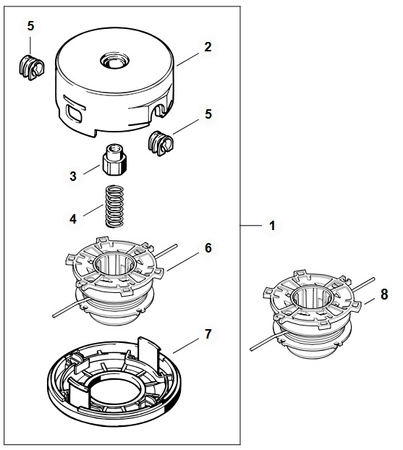 Nakrętka M10X1 Gwint Lewoskrętny
