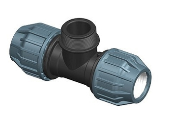 Trójnik PE 50-6/4"Z PN16 Elysee