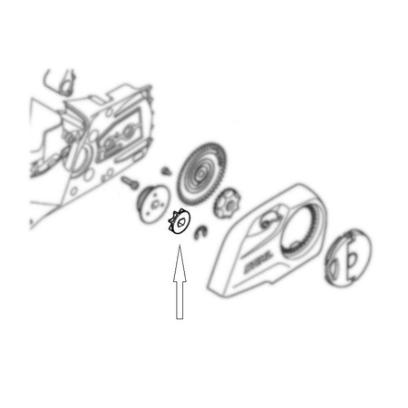 Koło napędu łańcucha 1/4" P 6Z