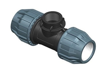 Trójnik PE 50-6/4" W PN16 Elysee