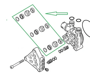 Zestaw uszczelek tłok